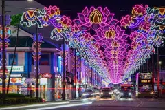 Birch Road, deepavali, road closure