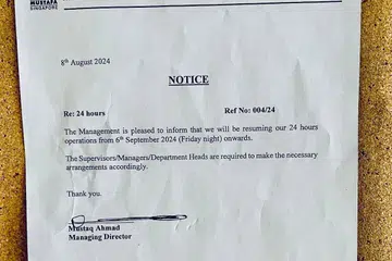 Menurut notis yang menular di media sosial, pusat beli-belah yang terletak di Syed Alwi Road itu akan beroperasi semula selama 24 jam bermula 6 September.