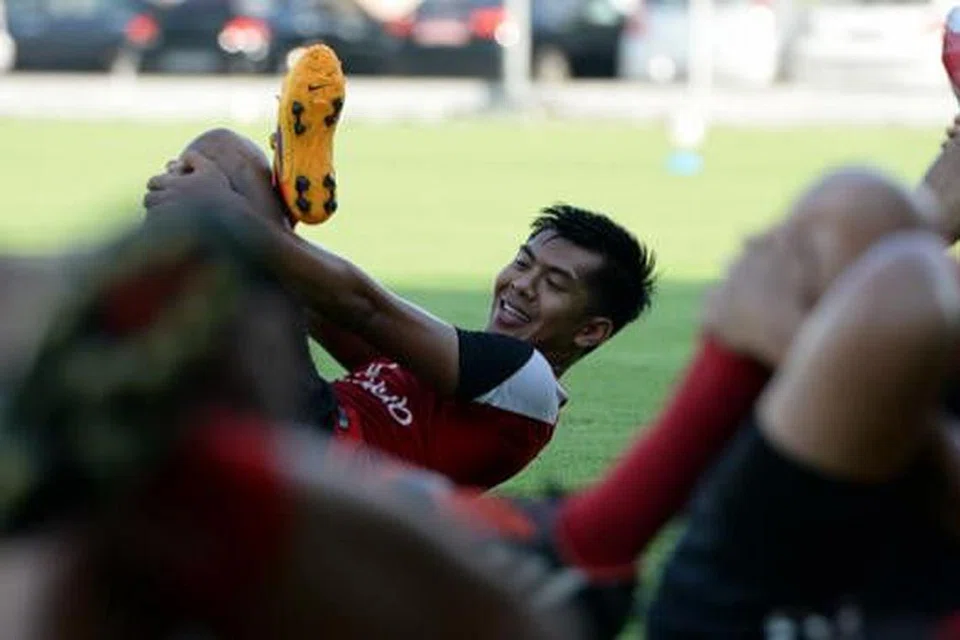 GOL KEDUA: Khairul Amri menyumbat gol kedua pasukan di JBS. - Foto Fail