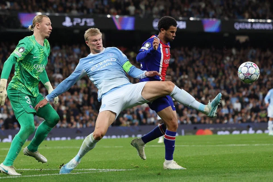 PSG, Liga Juara-Juara, Manchester City