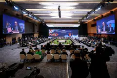 Leaders at the fifth Regional Comprehensive Economic Partnership (RCEP) Summit in Kuala Lumpur last October. The 10 Asean states, along with Australia, China, Japan, New Zealand and South Korea, are signatories to the trade pact. 