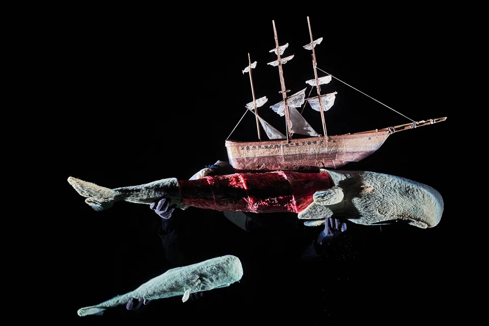 Moby Dick by Plexus Polaire combines puppetry and live action to tell the classic tale of man versus nature. 