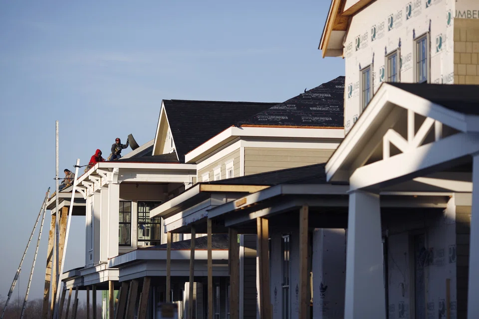 The supply of new homes for purchase rose to 477,000 in the month, the highest since 2008.