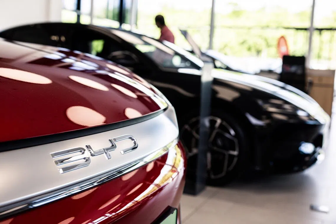 Brands led by BYD sold 13.4 million new vehicles last year, beating the 11.9 million units delivered by American brands such as Ford and Chevrolet