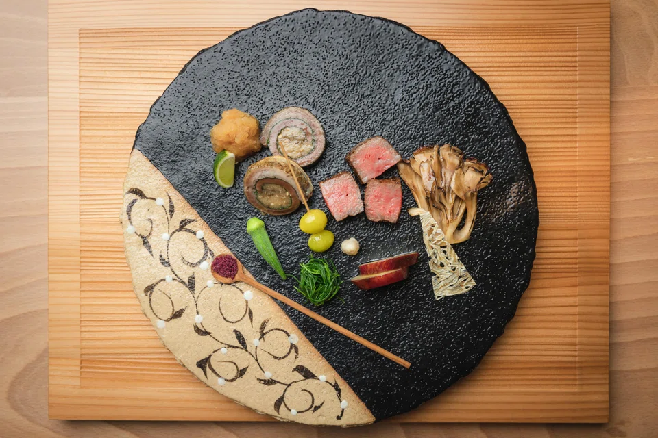 Hachi serves omakase exclusively at dinner.