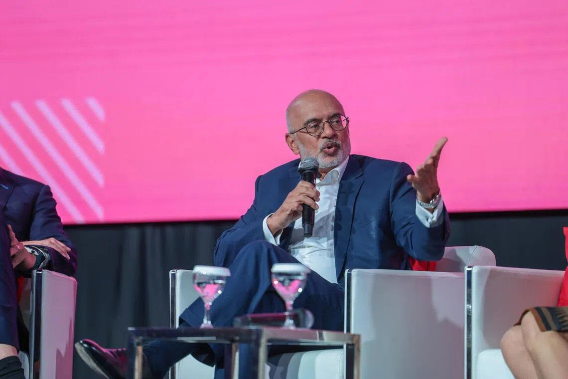 Former DBS chief executive Piyush Gupta says conflict arises when people think about performance in the short term.