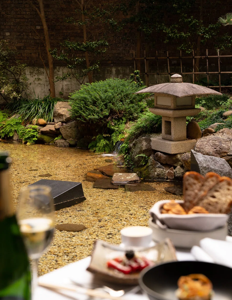 Tetsuya's Japanese garden.