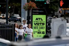 Seventy-five million people have cast early ballots ahead of Tuesday’s climax and the race is down to the wire – with more states functionally tied in polls at this point than in any comparable election.