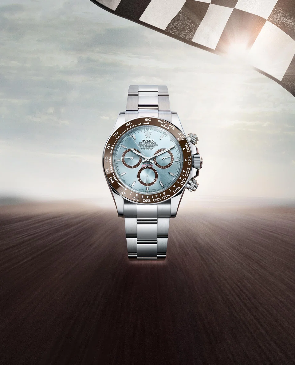 The 950 Platinum Cosmograph Daytona is Rolex's first Oyster Perpetual model to have a transparent case-back.