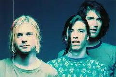 An electric guitar once owned by Nirvana frontman Kurt Cobain (left) is expected to fetch upward of US$200,000 at an auction later in August. 