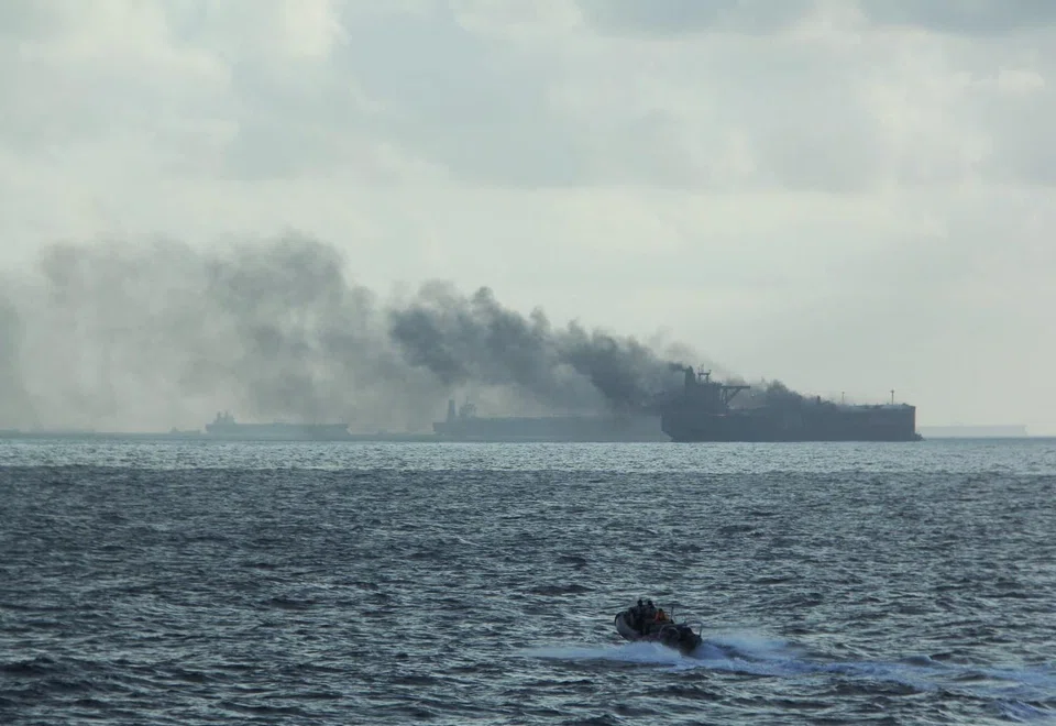 Ceres I, a crude oil tanker sailing under the flag of Sao Tome & Principe, and the Hafnia Nile, a Singapore-flagged refined-products tanker, crashed early on Friday (Jul 19) morning in one of the world’s busiest waterways, setting both ablaze. 
