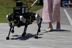 Unlike traditional service animals, which are naturally limited in supply, robot guide dogs can be manufactured at scale in China to meet the needs of almost 20 million people. 