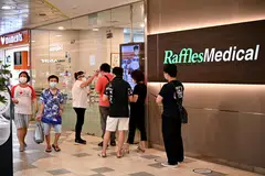 Raffles Medical's earnings per share stood at S$0.0322 for the half year, up from S$0.0320 the year before.