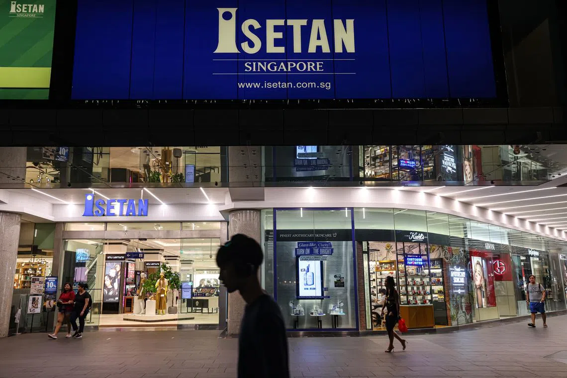 Isetan Singapore's shares have been suspended since Aug 29. 