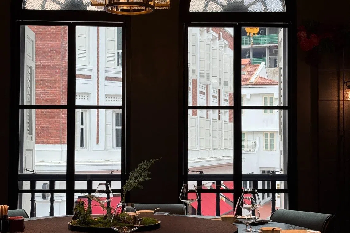 Wenzhou Mansion's dark interiors.