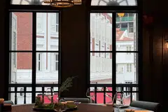 Wenzhou Mansion's dark interiors.