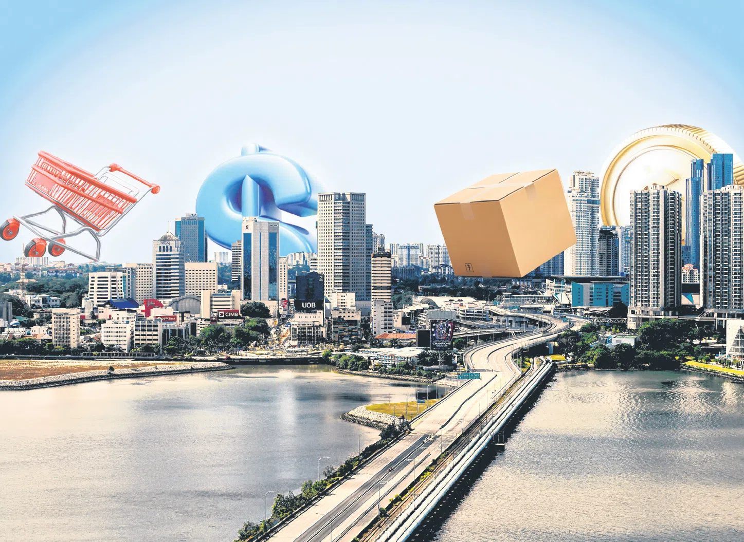 As more Singaporeans cross the border to eat, shop and seek services, businesses here are applying different salves – and firing different salvos – at the problem.