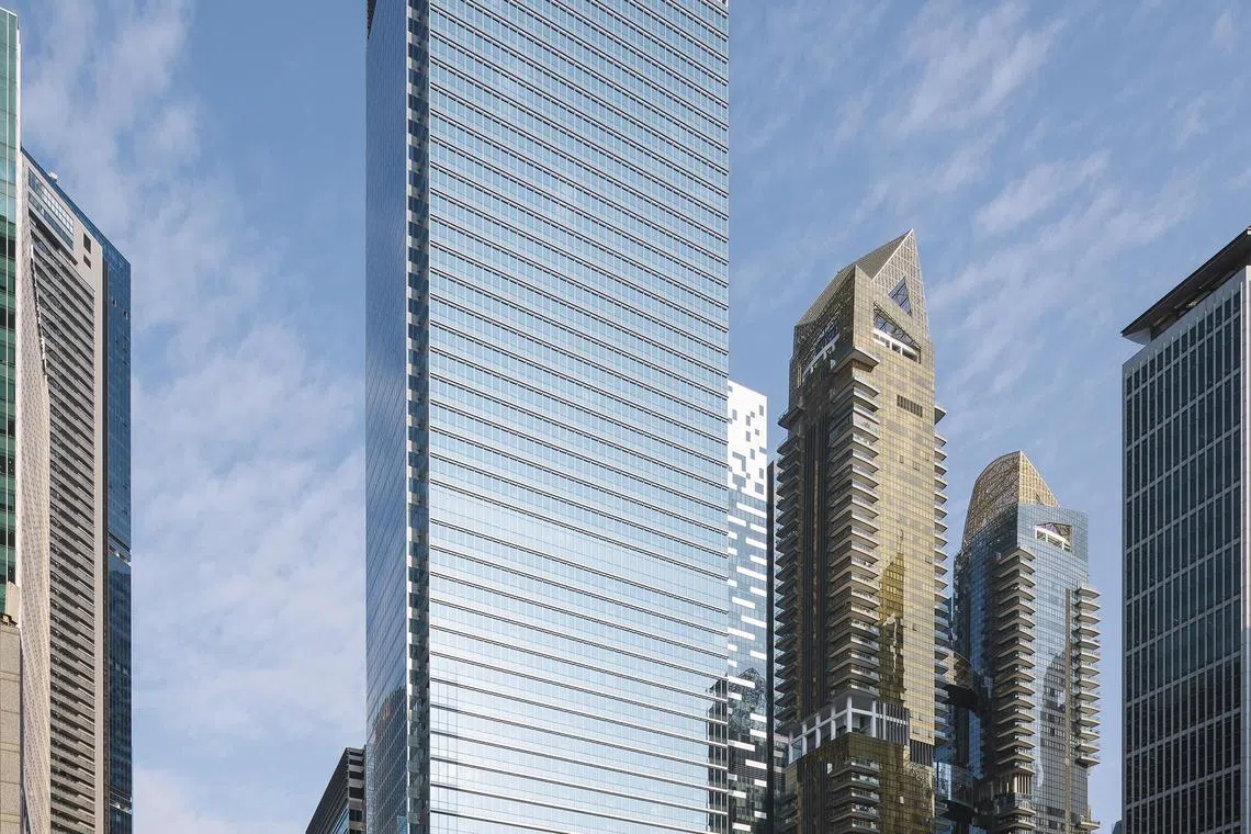 The IOI Central Boulevard Towers are part of IOI Property Group's investment portfolio in Singapore