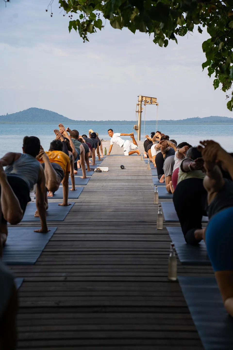 Yoga retreats on Cempedak Island.