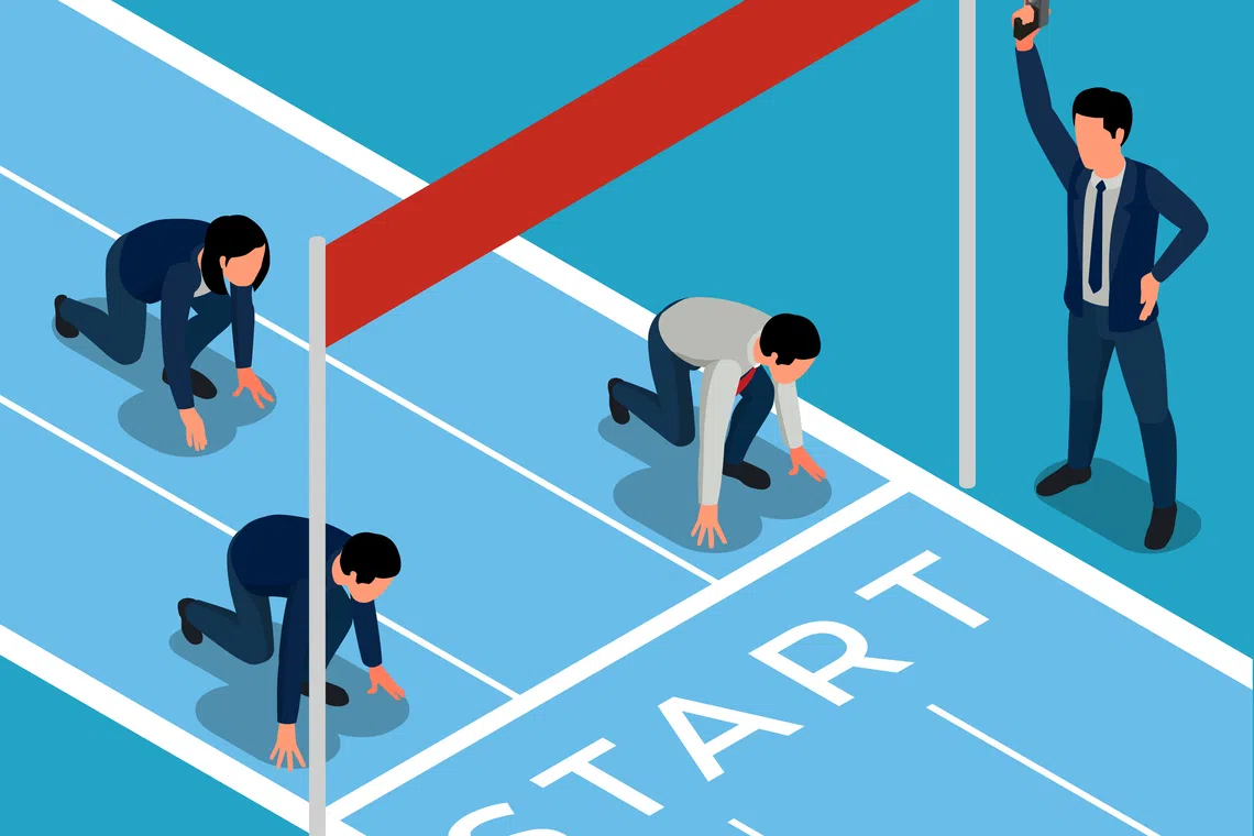 While women are still just as motivated and committed to their work as their male counterparts, their desire to rise through the ranks is falling behind.