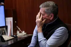 The broad-based S&P 500 finished down 3.5 per cent at 5,268.05 on Thursday. 