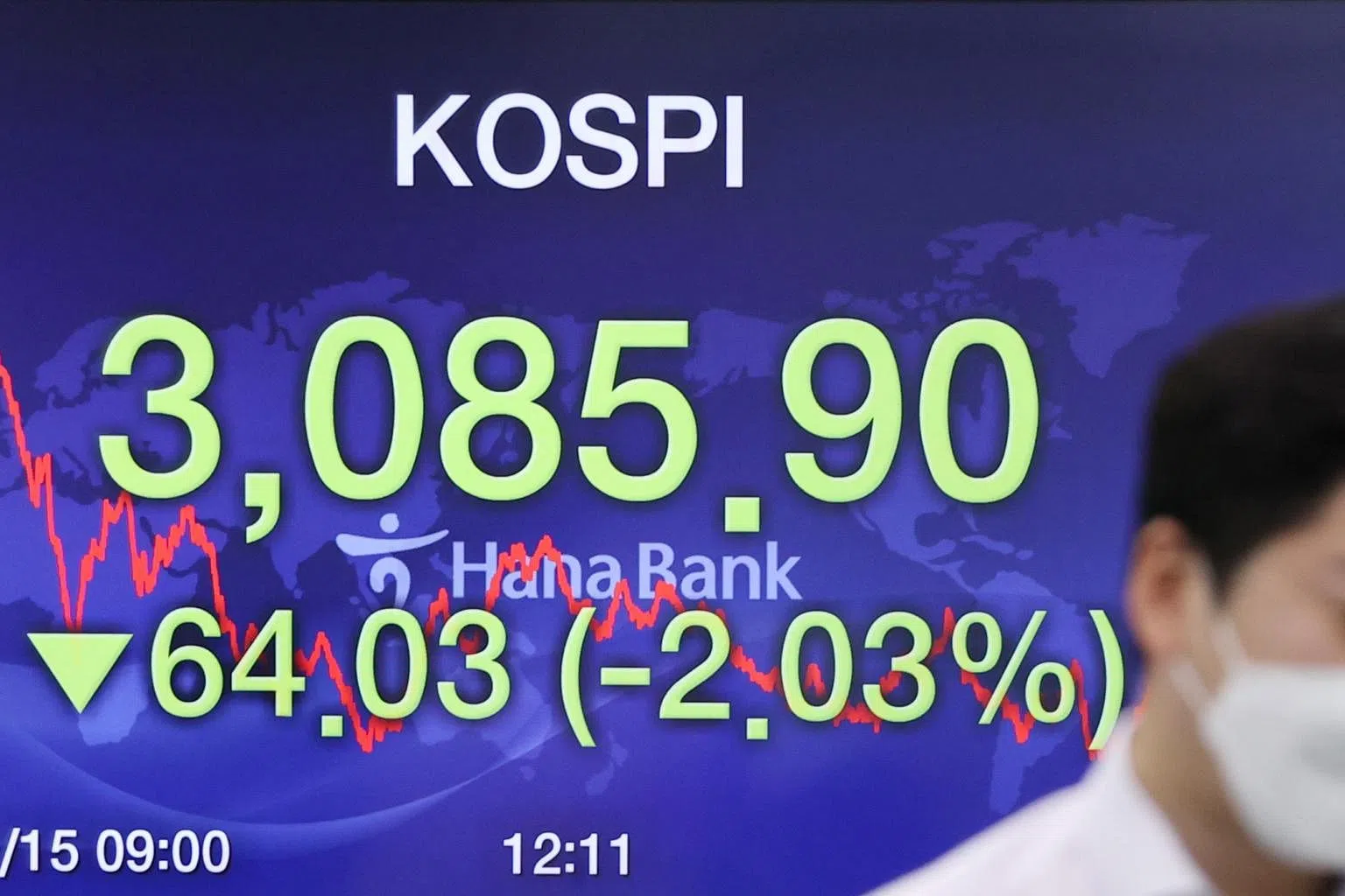 Seoul Shares drop on liquidity fears in China, US stimulus worries