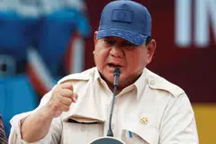 The money freed up for Prabowo’s signature programmes – including free school meals and public housing – remained largely unspent with programmes still in their infancy.