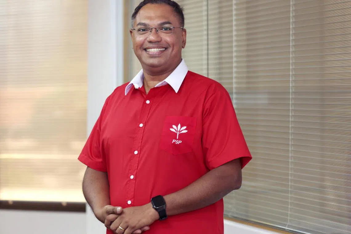 Among the key issues PSP's Sani Ismail wants to address are jobs and work-life balance for residents. 