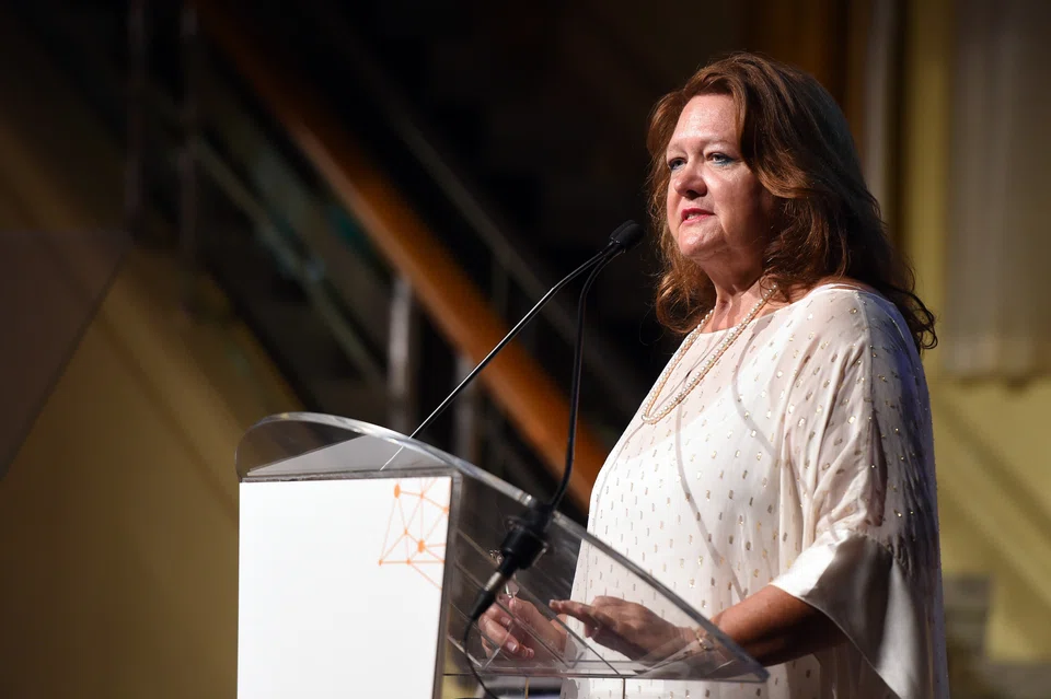 Gina Rinehart is worth US$27 billion, according to the Bloomberg Billionaires Index.