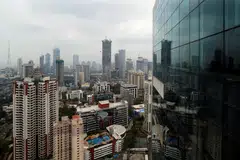 A general view of Mumbai's central financial district. Asia’s third-largest economy will need to lean more on local investors, who may be unwilling to pay extra for a green issuance.