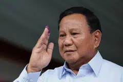 Prabowo Subianto is most likely to become Indonesia’s next president after securing close to 60 per cent of the votes, based on quick counts. 
