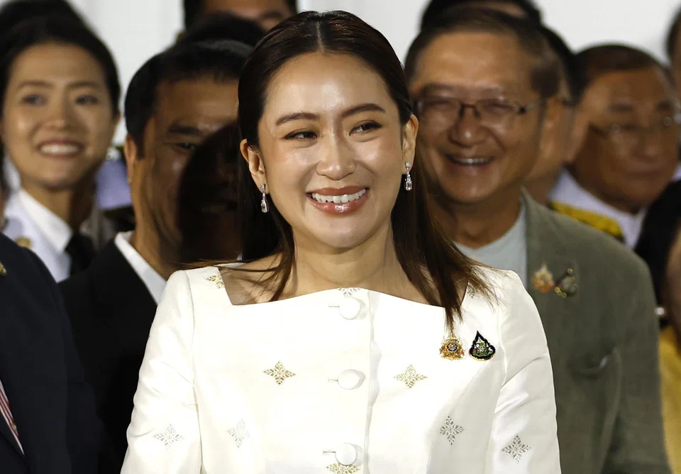 "As head of the government I will work with parliament with an open heart, open to all ideas to help develop the country," Paetongtarn Shinawatra says.