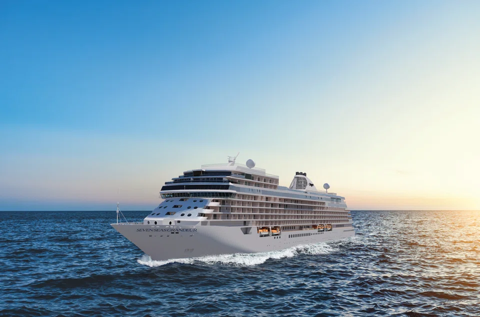 The Seven Seas Grandeur set off on its maiden voyage on Nov 18.
