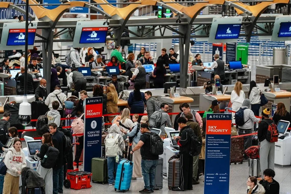 A daily average of 2.9 million passengers will travel between Dec 19 and Jan 5 in the US, 1.5 per cent more than a year earlier.