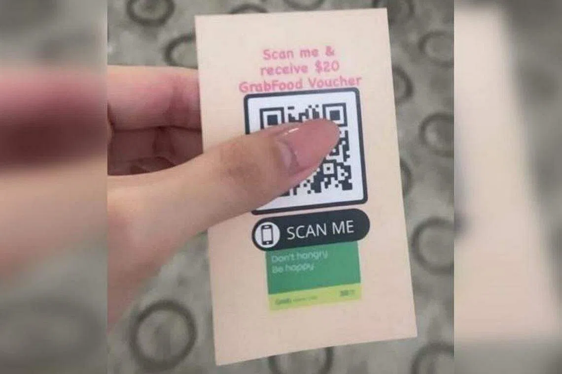 Scammers have moved to using QR codes, including Singpass
