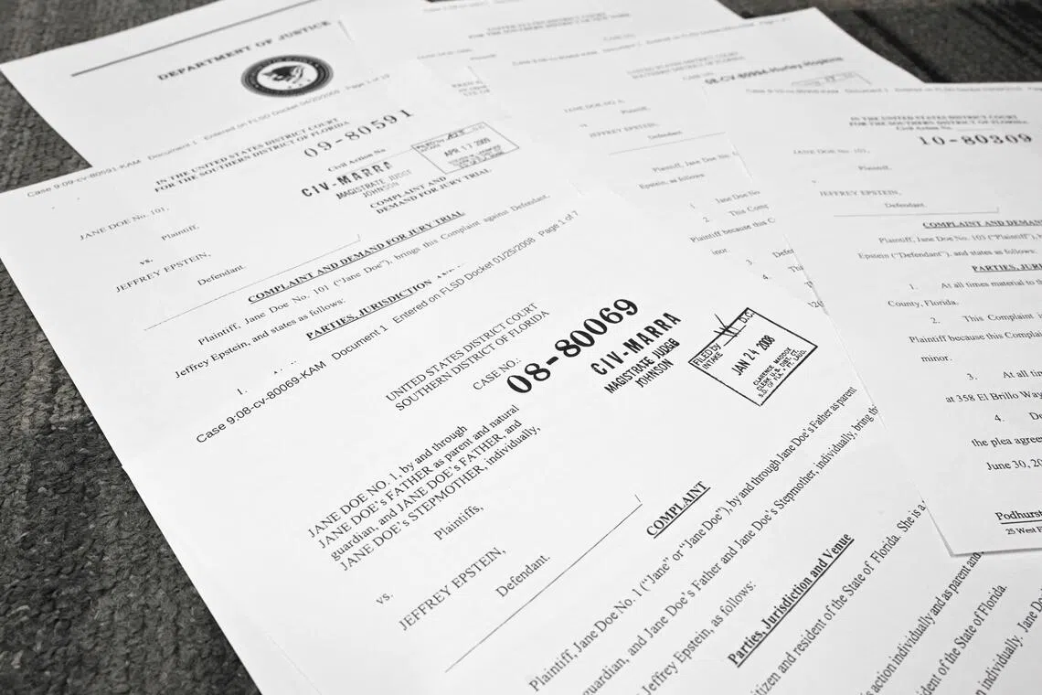 The US Justice Department began releasing the long-awaited records from the investigation into the politically explosive case of convicted sex offender Jeffrey Epstein. 