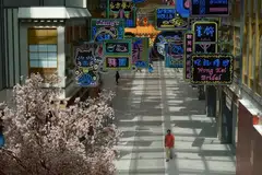 Few shoppers are heading to the sprawling Dubai Mall at the base of the Burj Khalifa as the US-Israel-Iran conflict drags on.