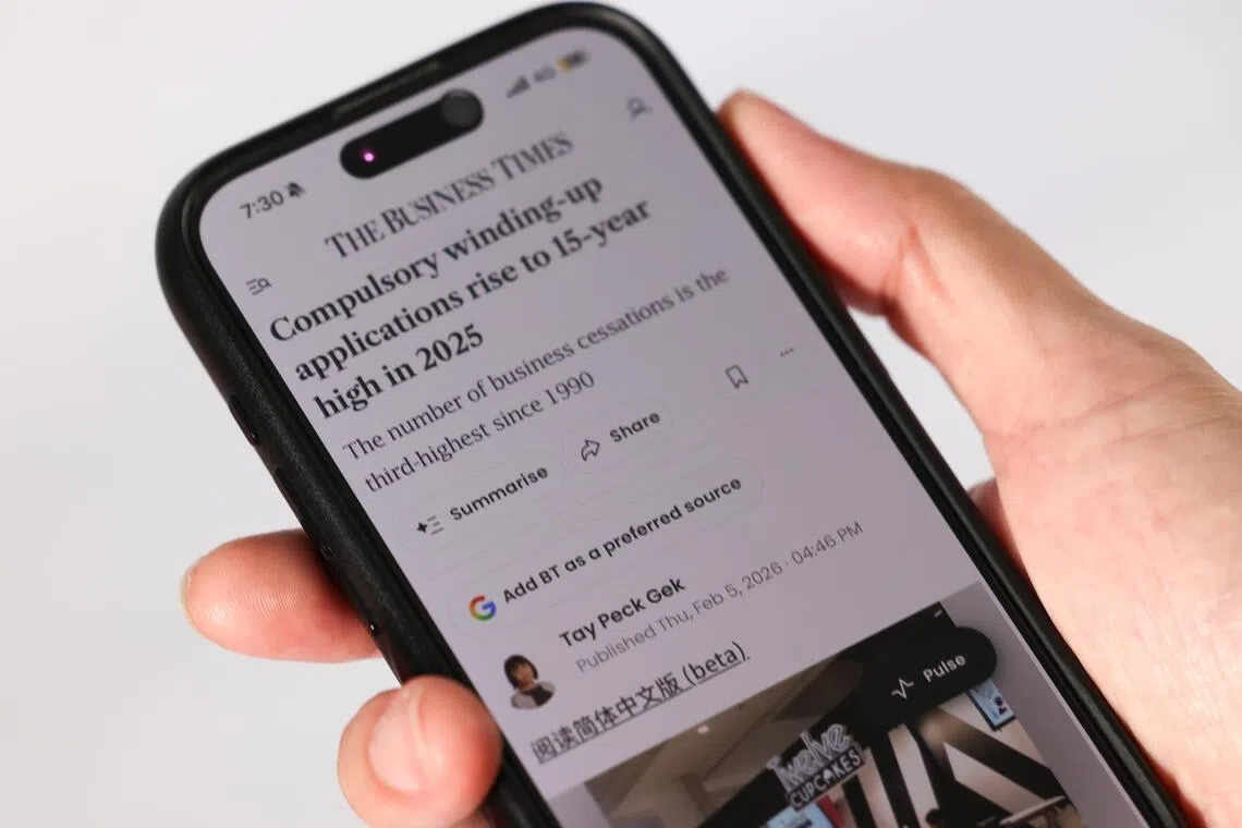 You can now add The Business Times as a preferred news source on Google.