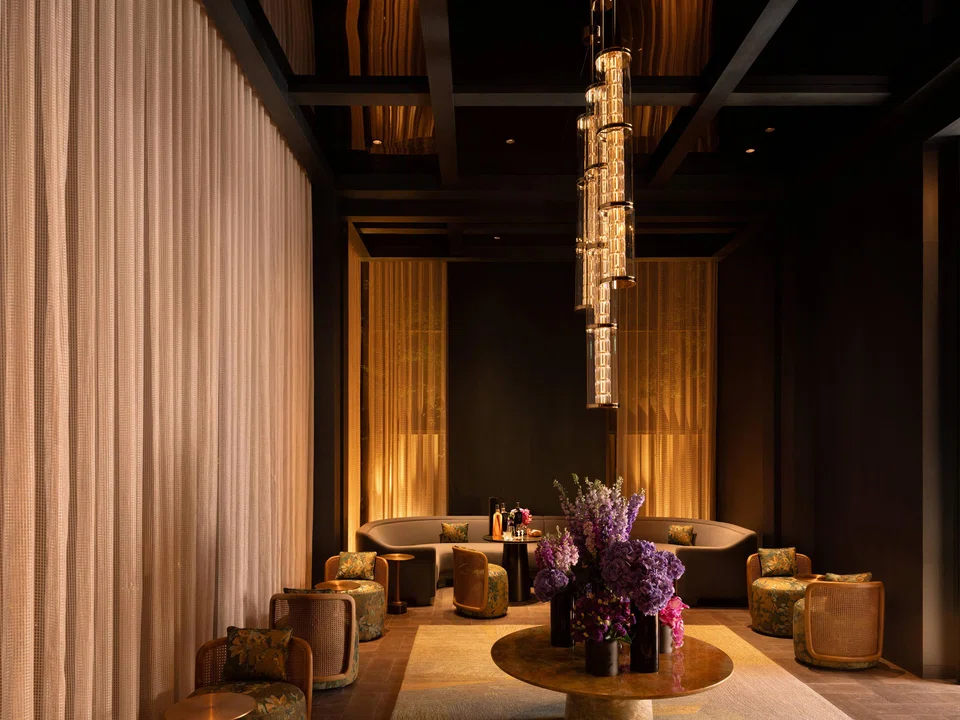 The Chairman's Room at Raffles Sentosa.