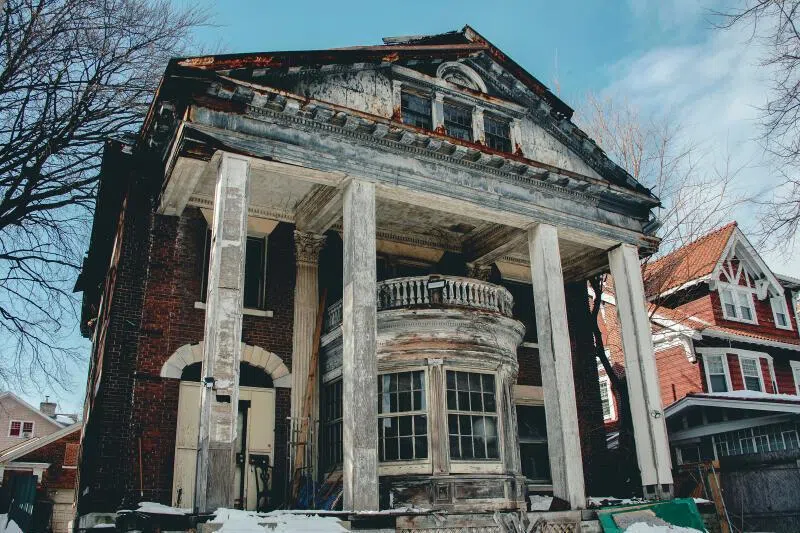 Any buyer could have to reckon with a tangle of bureaucratic challenges: the colonial revival home was declared a landmark in 1981, limiting what changes can be made to it.