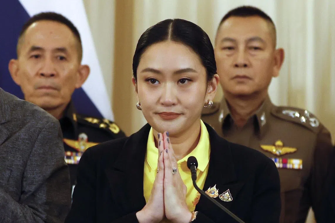 The move comes just days after a court dismissed Paetongtarn Shinawatra due to an ethics violation.