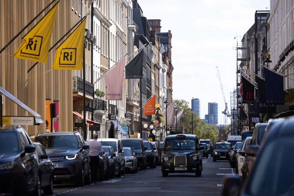 The bleak outlook for swanky postcodes like London’s Mayfair neighbourhood (top) is partly down to a UK budget proposal that seeks to scrap preferential tax treatment for wealthy foreign residents.