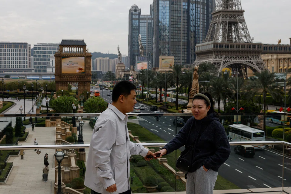 Revenue from Macao operations fell about 5 per cent to US$1.86 billion.