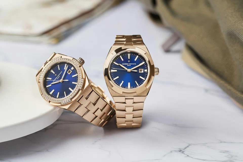 Vacheron Constantin's Overseas Self-Winding (34.5 mm and 35 mm gemset).