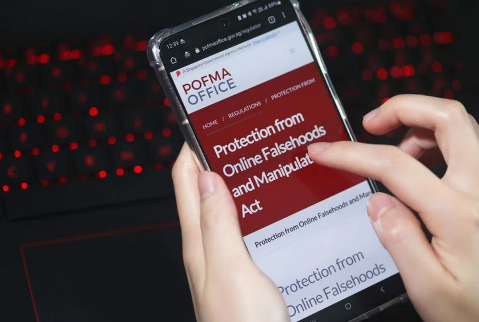 The Pofma office said on Jan 22 that it has directed the platform to put up a correction notice for the article.