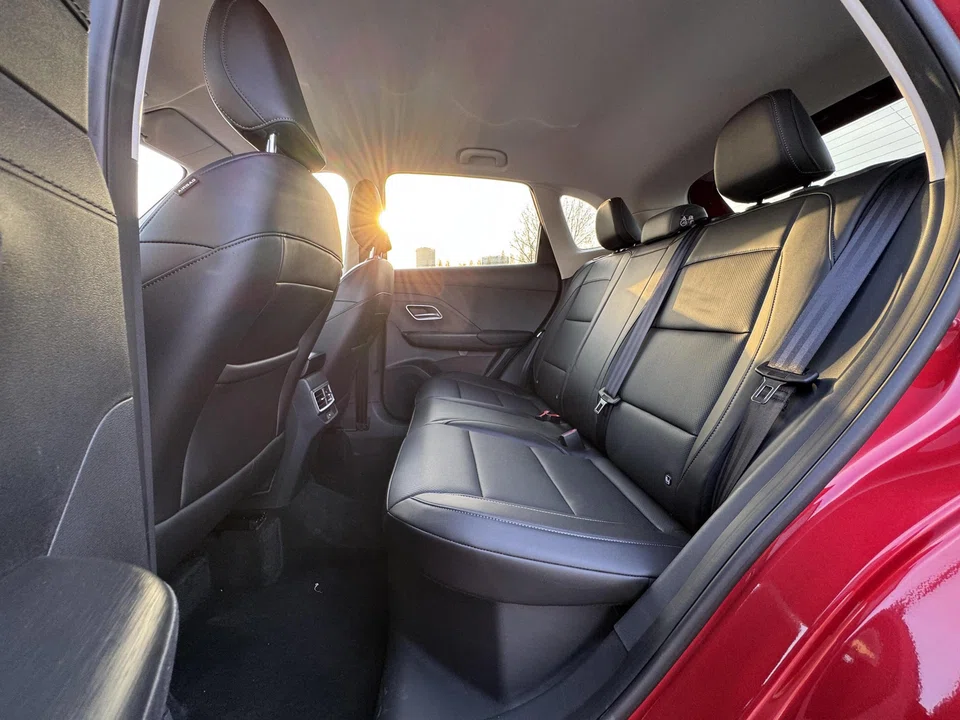 The small sport utility vehicle  has generous rear legroom.