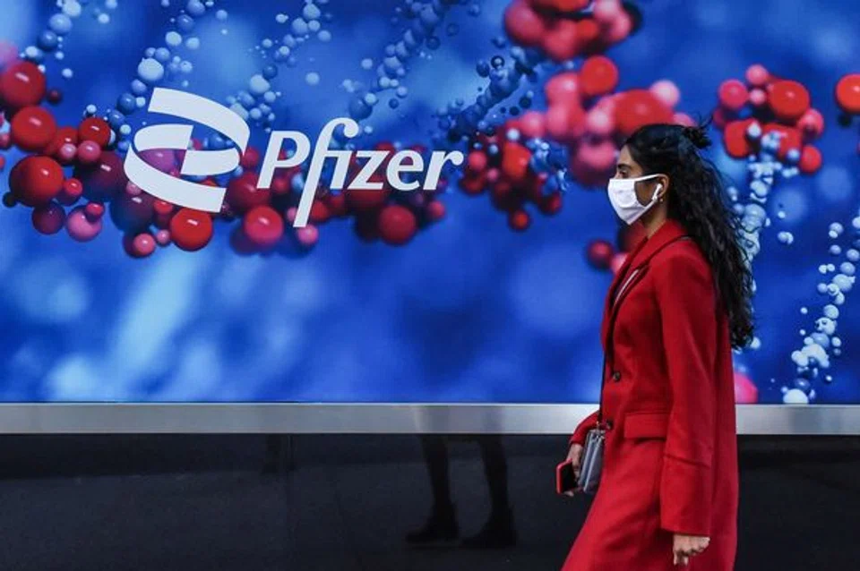 Pfizer posted a loss of 42 US cents per share for the third quarter. It had reported a profit of US$1.51 per share in the year-ago quarter.