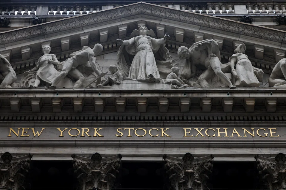 The Dow Jones Industrial Average finished down 0.6 per cent at 41,581.31 on Tuesday.