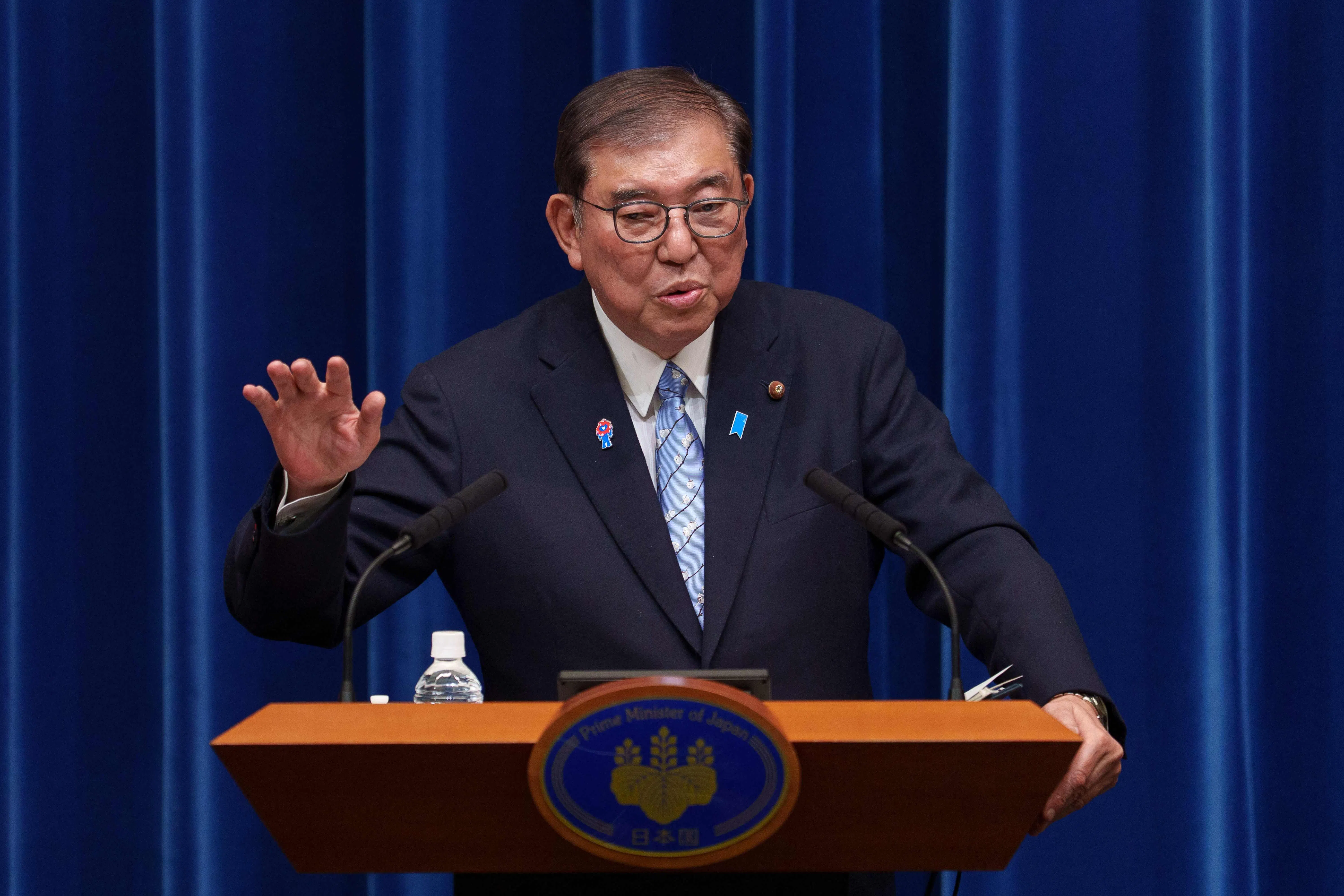 Ishiba’s resignation will trigger a leadership race in his Liberal Democratic Party.