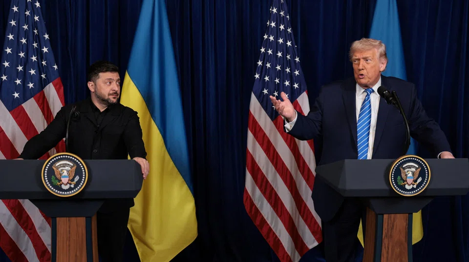 Trump’s (right) decision to hold talks with Zelenskiy in Florida on Sunday had widely raised hopes of at least some progress being made towards ending what has become Europe’s deadliest conflict since World War II.